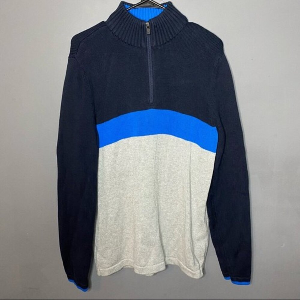 Eddie Bauer men's half zip sweater Size TM